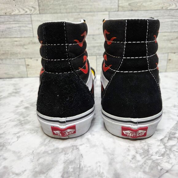 Vans Sk8-Hi Reissue Flames Men's 8.5 Skateboard Shoes VN0A2XSBPHN - Picture 7 of 10